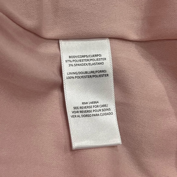 Julia Jordan Two-Tone Floral Pink Satin V-Neck Dress | Size 2 - Picture 9 of 10